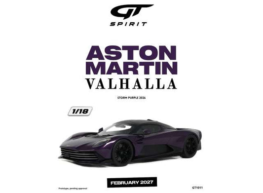2026 Aston Martin Valhalla Storm *Resin serie*, purple 1:18 GT Spirit Model (GT1011) – ETA. May 2027