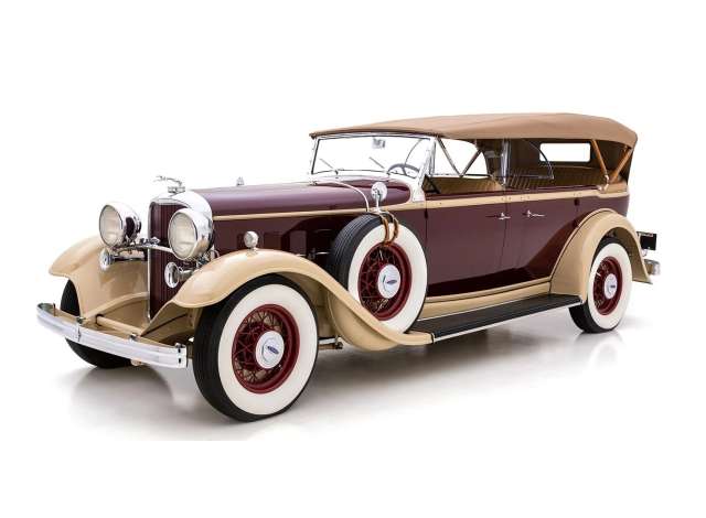 Pre-Order – 1932 Ford Lincoln KB Top up, ascot maroon 1:18 SunStar Model (SUN6221) – ETA. March 2027