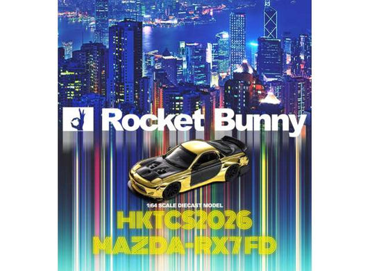Pre-Order – Mazda RX7 FD, gold/black 1:64 ModelModel Model (MM64-RX7FDR-HKTCS2026) – ETA. March 2027