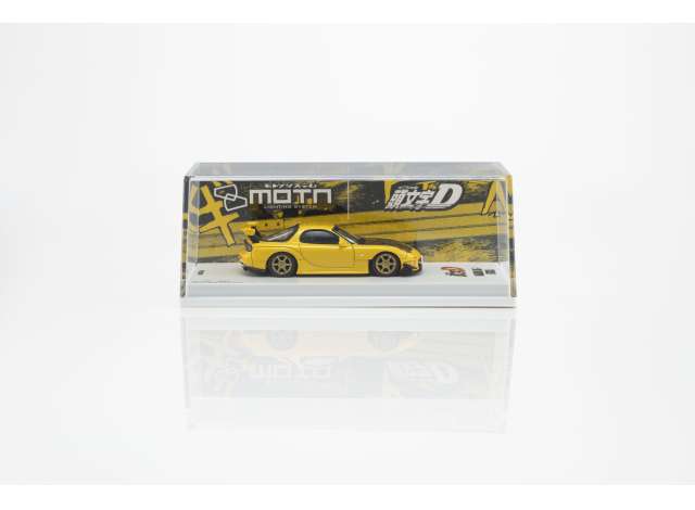 Pre-Order – 1995 Mazda RX-7 (FD) Initial D with led system, yellow/black 1:64 Kyosho Model (KYO07133LB) – ETA. May/June 2027