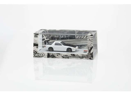 1995 Mazda Savanna RX-7 (FD) Initial D with led system, white/black 1:64 Kyosho Model (KYO07133LC) – ETA. May/June 2027