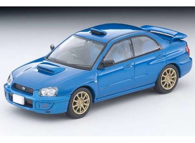 2003 Subaru Impreza WRX STI Spec C, blue 1:64 Tomica Limited Vintage Model (TLV-N337B) – ETA. May/June 2027
