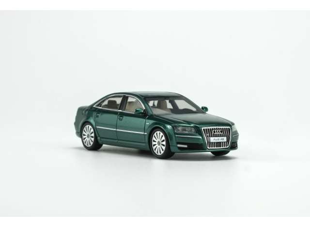 2008 Audi A8 (D3), green 1:64 Motorhelix Model (MH68108) – ETA. April/May 2027