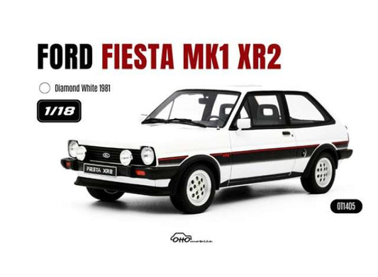 1981 Ford Fiesta MK.1 XR2 *Resin series*, diamond white 1:18 OttOmobile Miniatures Model (OT1405) – ETA. May/June 2027