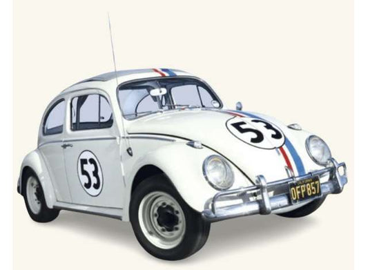 1963 Volkswagen 1200 Movie Car #53, white 1:18 Norev Model (NOR188680) – ETA. May/June 2027