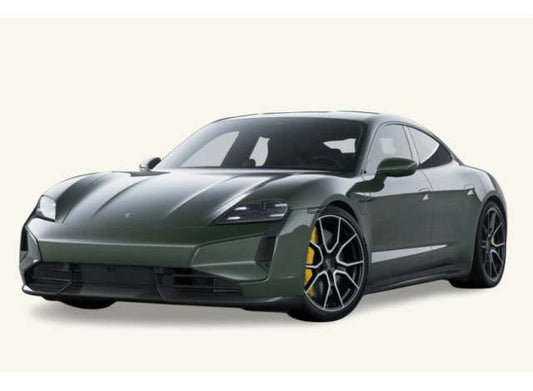2024 Porsche Taycan Turbo S, oakgreen neo 1:43 Norev Model (NOR750081) – ETA. March/April 2027