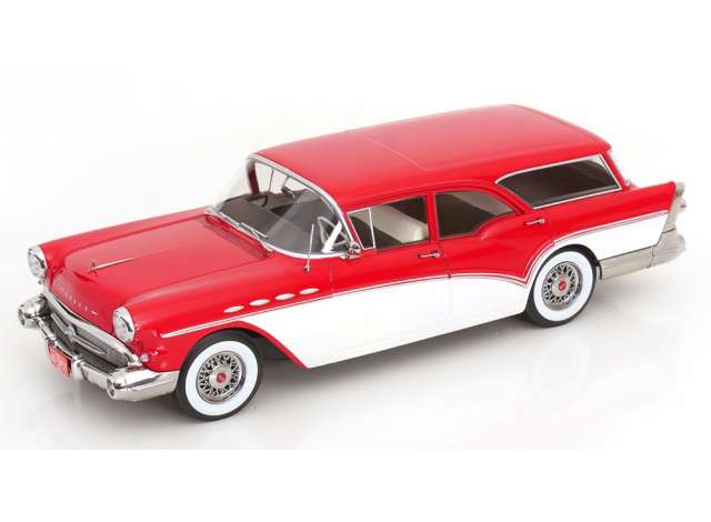 1957 Buick Special Estate Wagon, red/white 1:18 KK - Scale Model (KKDC181651) – ETA. February/March 2027