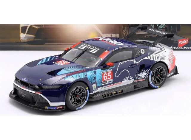 2025 Ford Mustang GT3 #65 Winner GTD-Pro 24h Daytona Ford Multimatic Motorsports, various 1:18 IXO Models Model (IXOLEGTMUS-DY24065) – ETA.