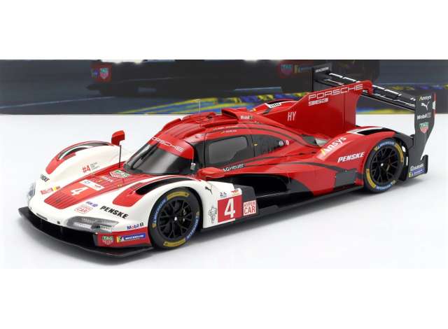 2025 Porsche 963 #6 2nd 24h LeMans Porsche Penske Motorsport, white/red 1:18 IXO Models Model (IXOLEGT963-LM017) – ETA. January/February