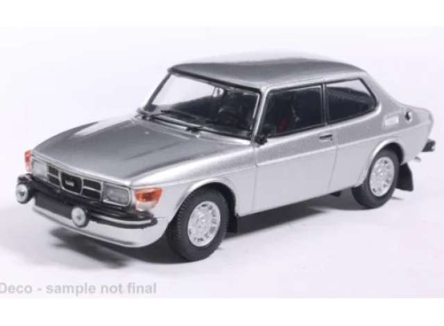 1976 Saab 99 EMS, silver 1:43 IXO Models Model (IXOCLC689) – ETA. April/May 2027
