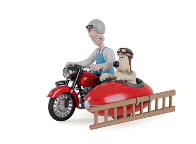 Wallace & Gromit Motorcycle & Sidecar, A Close Shave, various 1:0 Corgi Model (CORGICC80701) – ETA. April/May 2027