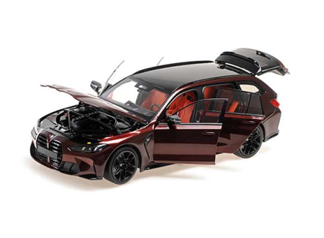 BMW M3 Touring, dark red 1:18 Minichamps Model (MC110024010) – ETA. January/February 2027