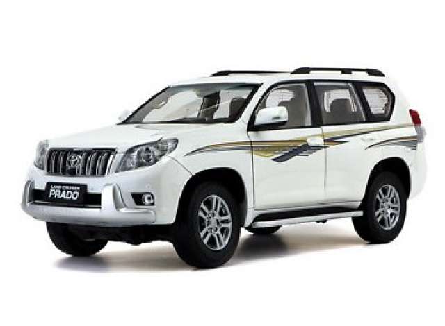 Toyota Prado LC150, white 1:64 Massdi Model (MAS-TYT2301) – ETA. April/May 2027