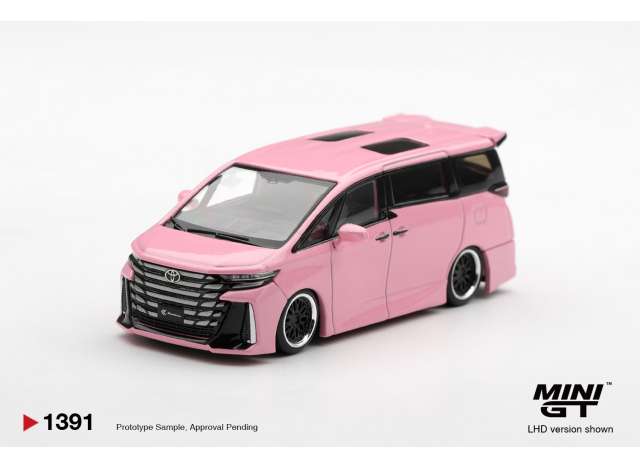 2025 Toyota Vellfire 40 Kuhl, metallic pink 1:64 Mini GT Model (MGT01391-BL) – ETA. June/July 2027
