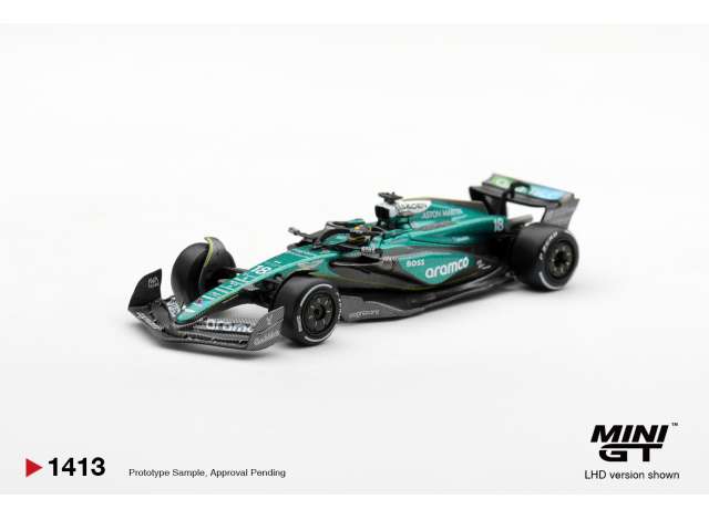 2024 Aston Martin AMR26 #18 Lance Stroll Las Vegas GP, green 1:64 Mini GT Model (MGT01413-L) – ETA. June/July 2027
