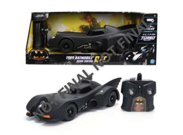 1989 Batman Batmobile RC, black 1:16 Jada Model (JADA9330331314SD0) – ETA. April/May 2027