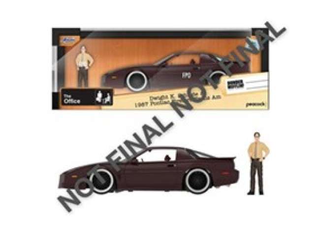 1987 Pontiac Firebird *The Office*, black 1:24 Jada Model (JADA9336156314R00) – ETA. April/May 2027