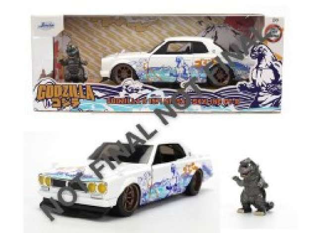 1971 Nissan Skyline GT-R *Godzilla*, various 1:24 Jada Model (JADA9338052314SD0) – ETA. April/May 2027