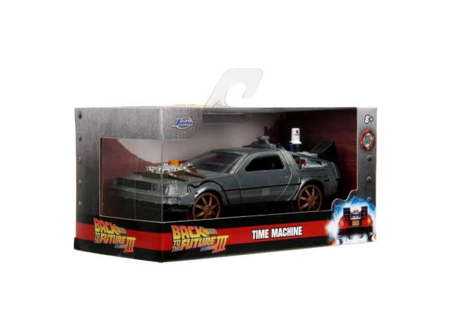 Hollywood Rides Time Machine *Back to the Future 3*, grey 1:32 Jada Model (JADA34786) – ETA. April/May 2027