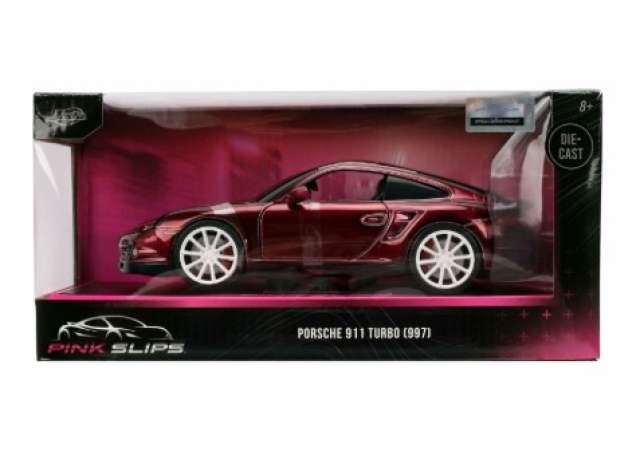 2007 Porsche 911 Turbo (997) *Pink Slips*, red 1:24 Jada Model (JADA35506) – ETA. April/May 2027