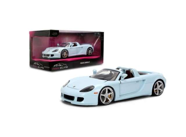 2005 Porsche Carrera GT *Pink Slips*, blue 1:24 Jada Model (JADA35517) – ETA. April/May 2027