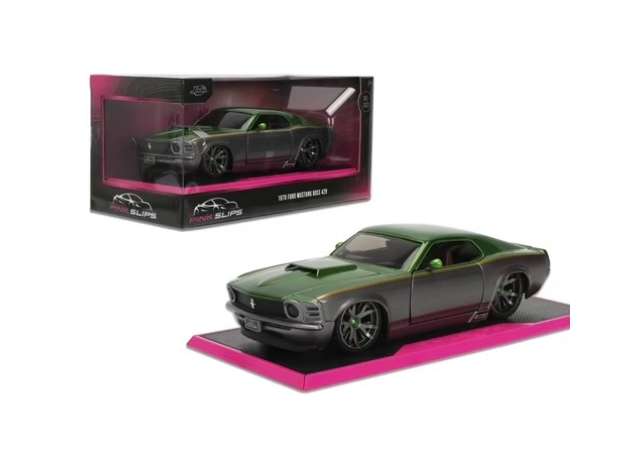 1970 Ford Mustang Boss 429 *Pink Slips*, green 1:24 Jada Model (JADA35518) – ETA. April/May 2027