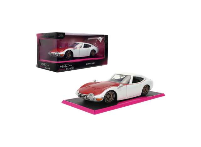 1967 Toyota 2000GT *Pink Slips*, white/red 1:24 Jada Model (JADA36029) – ETA. April/May 2027