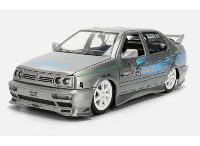 Volkswagen Jetta *Fast & Furious*, silver 1:24 Jada Model (JADA37820) – ETA. April/May 2027