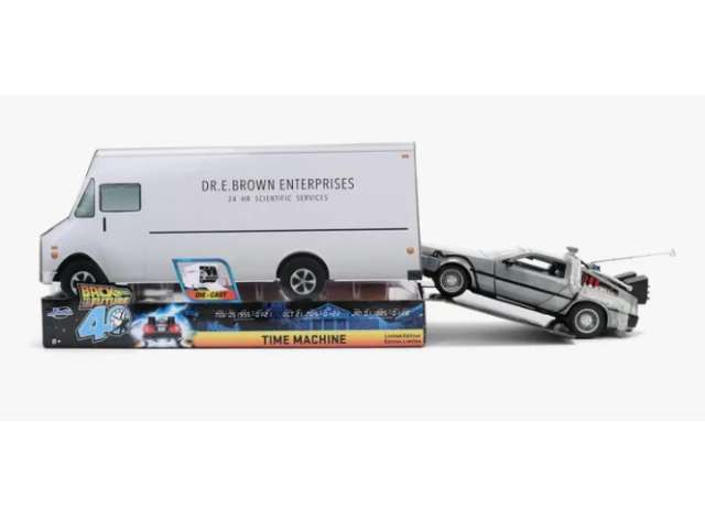 Time Machine Enterprise Truck *Back to the Future*, grey 1:24 Jada Model (JADA9336849314R00) – ETA. March/April 2027