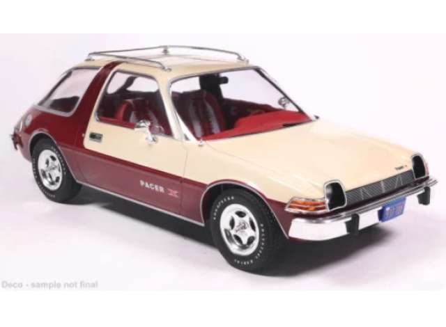 1975 AMC Pacer, red/cream 1:18 MCG Model (MCG18711) – ETA. April/May 2027