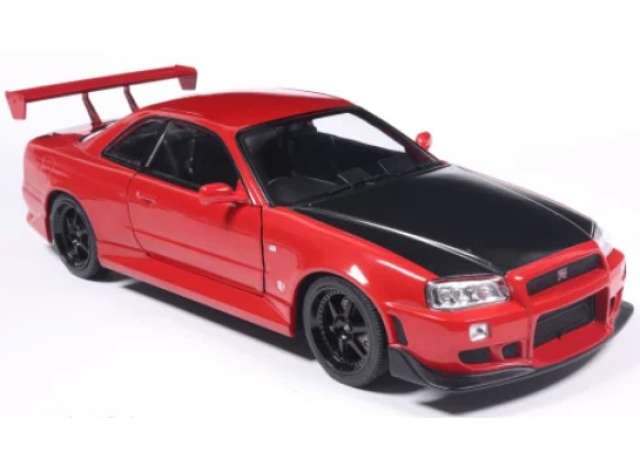 2002 Nissan Skyline GT-R (R34), red 1:18 MCG Model (MCG181008-OP) – ETA. April/May 2027