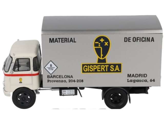 1968 Sava S-551 *GISPERT S.A.*, grey 1:43 Magazine Model Model (MAG043TRUCKCB34) – ETA. February/March 2027