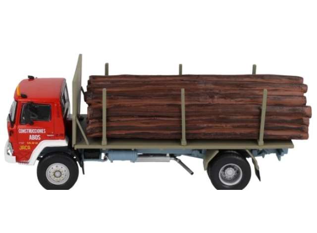 Pre-Order – 1973 Ebro P-137 *Construcciones ABOS*, red/brown 1:43 Magazine Model Model (MAG043TRUCKCB79) – ETA. February/March 2027