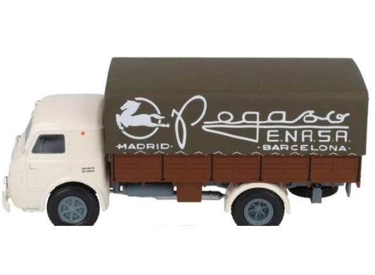 Pegaso 125 Mofletes *ENASA*, white/brown 1:43 Magazine Model Model (MAG043TRUCKCB90) – ETA. February/March 2027