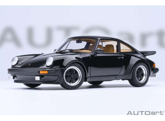 Porsche 911 Turbo 3.0 (930), black 1:18 AutoArt Model (AUTOART78111) – ETA. February/March 2027