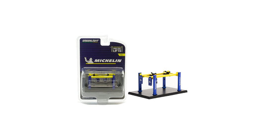 1:64 GREENLIGHT 16130-B FOUR POST LIFTS SERIES 3 MICHELIN