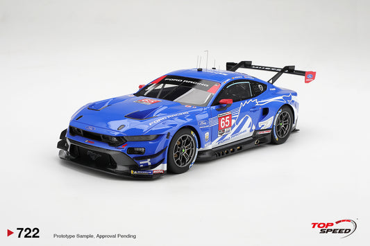 Ford Mustang GT3 No.65 Ford Racing 2026 IMSA Daytona 24 Hrs 1:18 Top Speed Model (TS0722) – ETA. April/May 2027