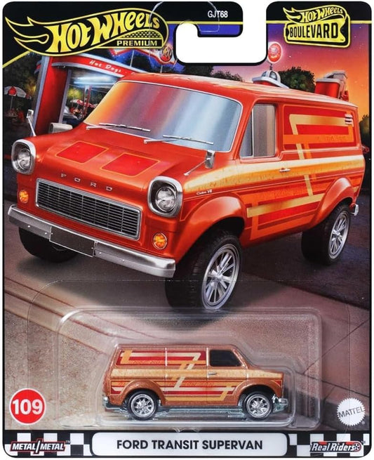1:64 Hot Wheels Boulevard No 109 Ford Transit Supervan HRT76