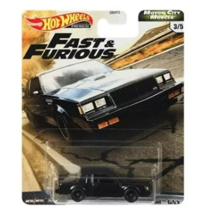 1:64 HOTWHEELS Motor City Muscle Fast & Furious 3/5 '87 Buick Grand National GNX GJR71