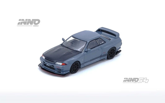 1:64 INNO64 Nissan Top Secret (R32) GT-R Stealth Grey IN64-R32TS-STGR
