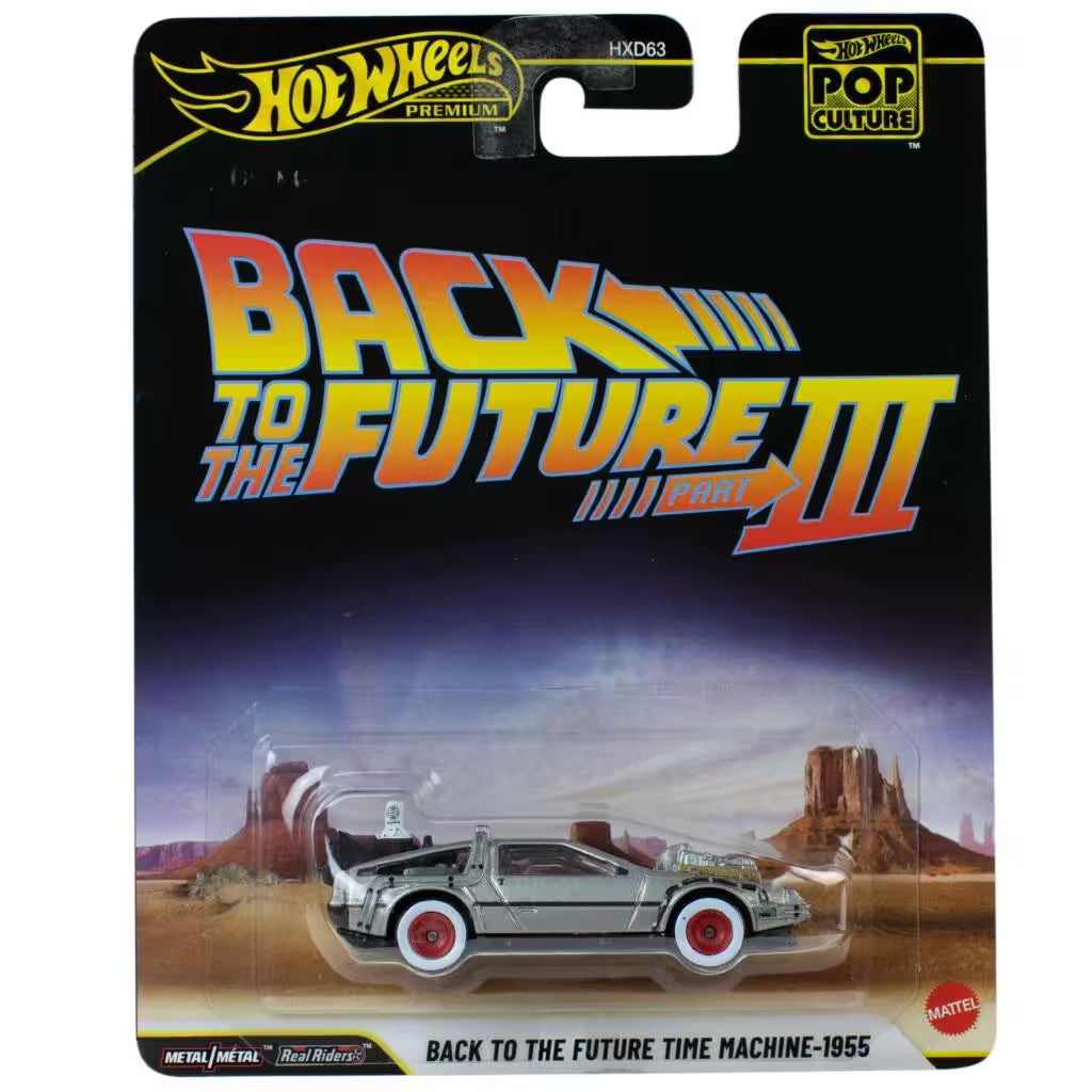 1:64 HOTWHEELS Pop Culture Back To The Future Part III - Time Machine 1955 JHW94
