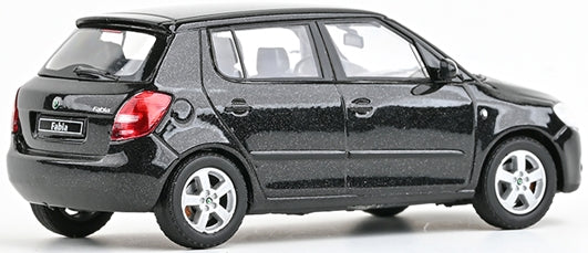 Skoda Fabia II 2006 Magic Black Metallic 1:43 Abrex Model (view 2)