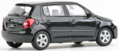 Skoda Fabia II 2006 Magic Black Metallic 1:43 Abrex Model (view 2)