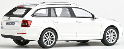 Available To Order – Skoda Octavia III Combi 2013 White Candy 1:43 Abrex Model (ABR 143027E)