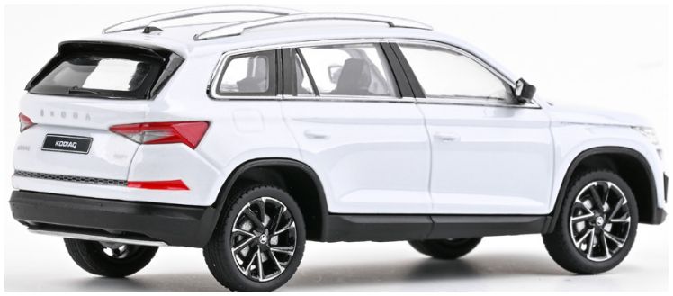 Available to Order – Skoda Kodiaq FL 2021 Moon White Metallic 1:43 (ABR 143041EJ)