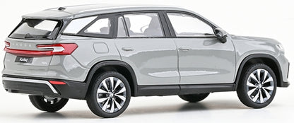 Skoda Kodiaq II 2023 Grey Steel 1:43 Abrex Model (view 2)