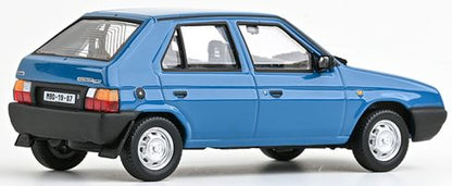 Available To Order – Skoda Favorit 136L 1988 Skoda Blue 1:43 Abrex Model (ABR 143S708LU)