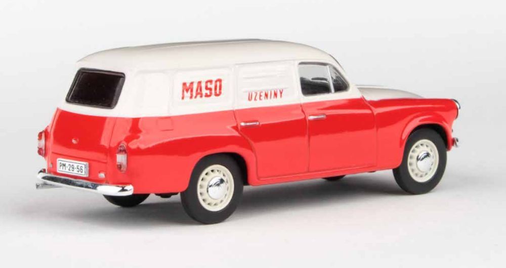Available to Order – Skoda 1202 Panel Van 1965 Meat + Sausages 1:43 (ABR 143SX729FA01)