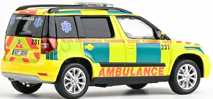 Available To Order – Skoda Yeti FL 2013 EMS Of Zlin Region 231 1:43 Abrex Model (ABR 143X031XO16)