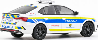 Available to Order – Skoda Octavia IV RS 2020 Police Slovenia 1:43 (ABR 143X037XA01)